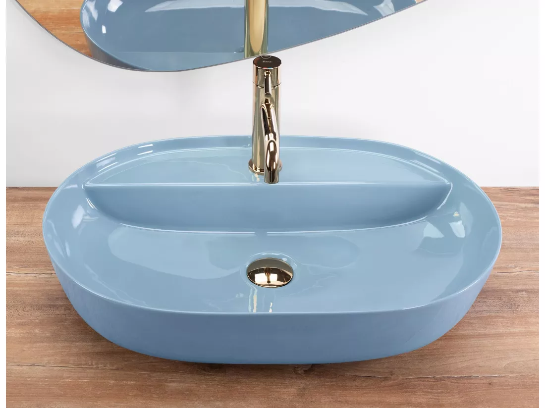 Vasque À Poser Rea Aura 61 Blue