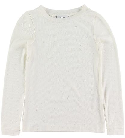 Grønt Bluse - Adoette - Hvid m. Glimmer