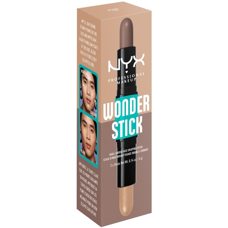 NYX Prof. Makeup Wonder Stick Dual-Ended Face Shaping Stick 34 gr. - 01 Fair
