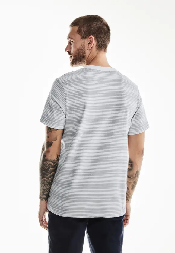 Shirt mit Streifen Optik - broken white