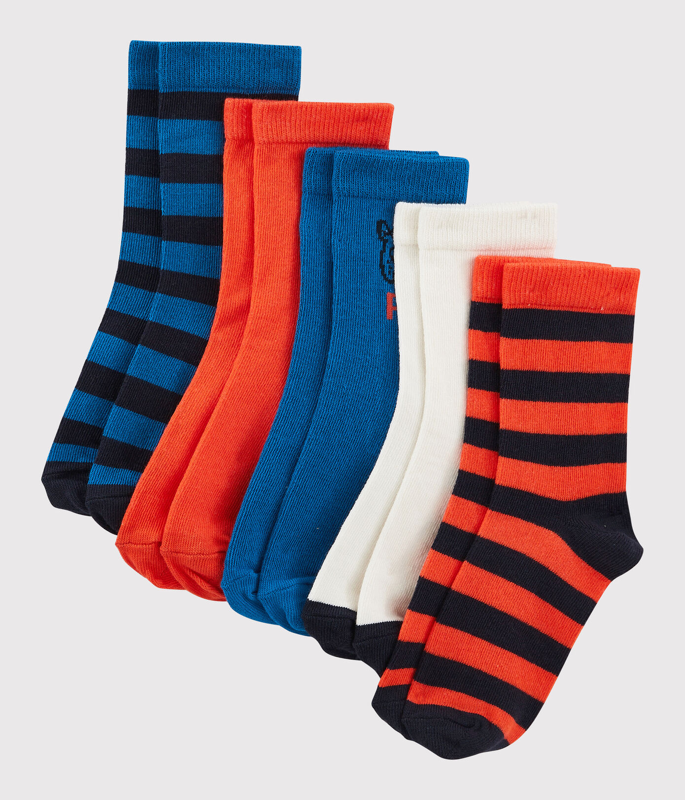 Lot de 5 paires de chaussettes enfant garçon