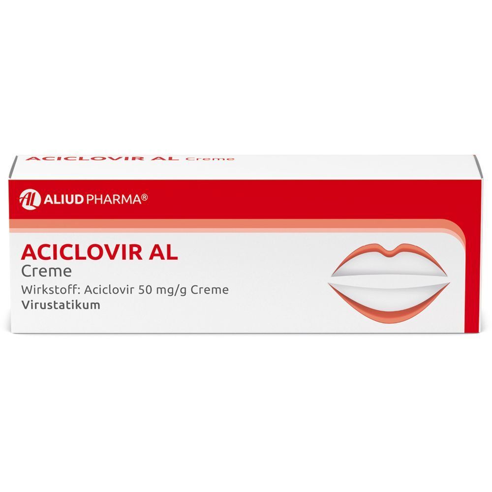 Aciclovir AL Creme bei Lippenherpes