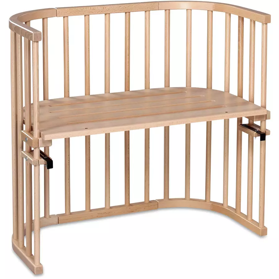 babybay Beistellbett Original natur lackiert extra belüftet