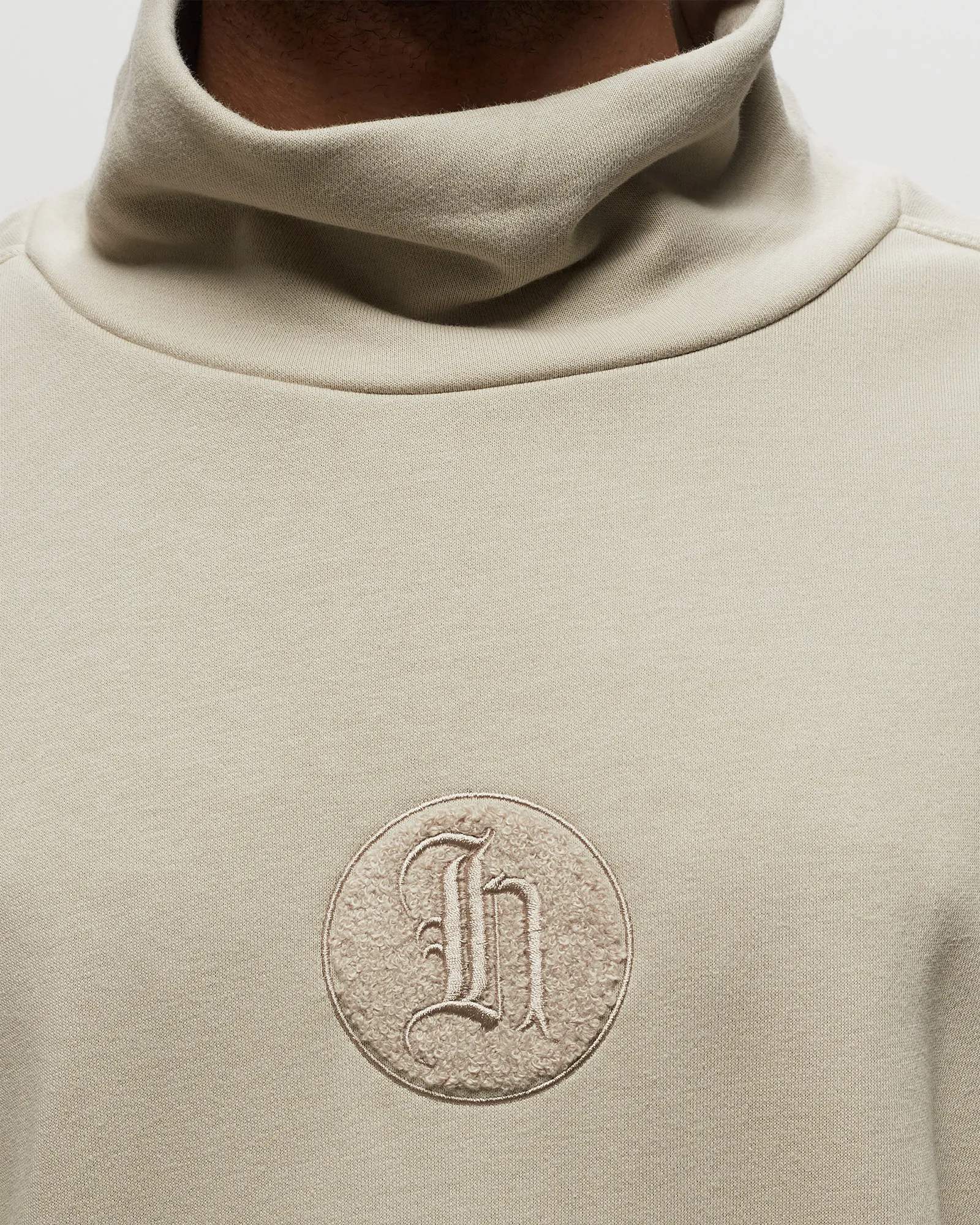 Honor The Gift STAMP PATCH TURTLE NECK PULLOVER