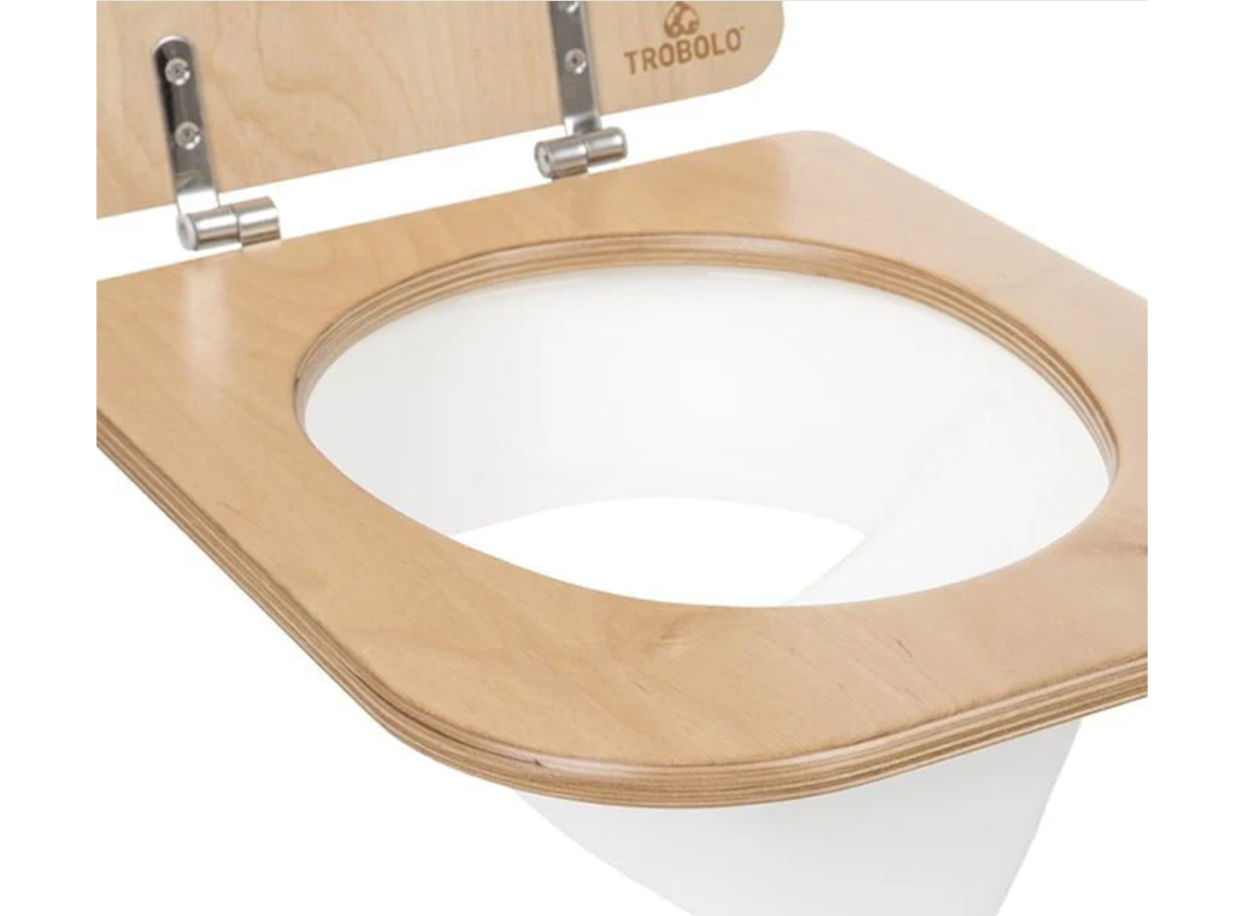 TROBOLO ombouwset naar droogtoilet - white