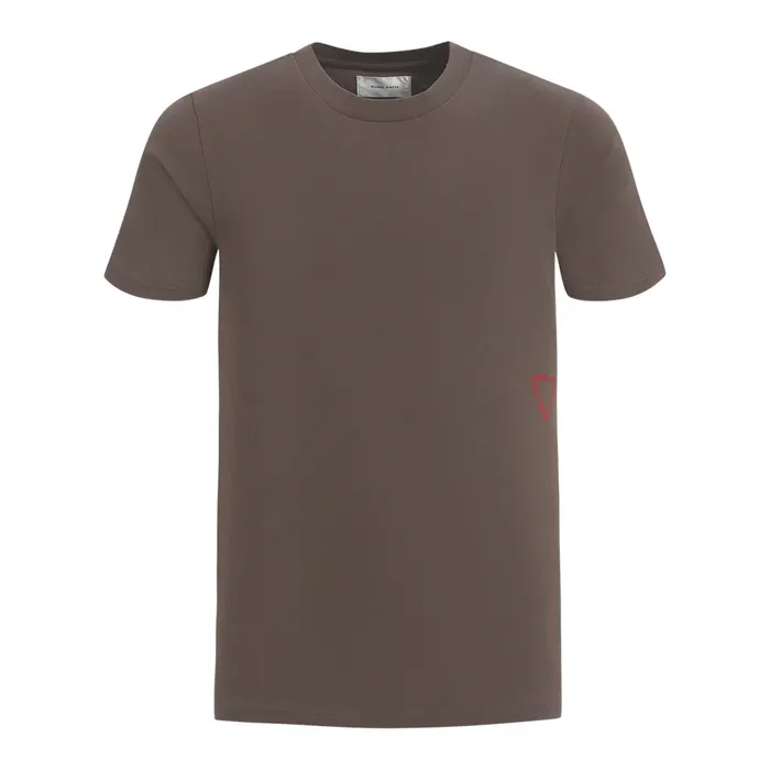 Pure Path Triangular Wordmark Logo Shirt Heren