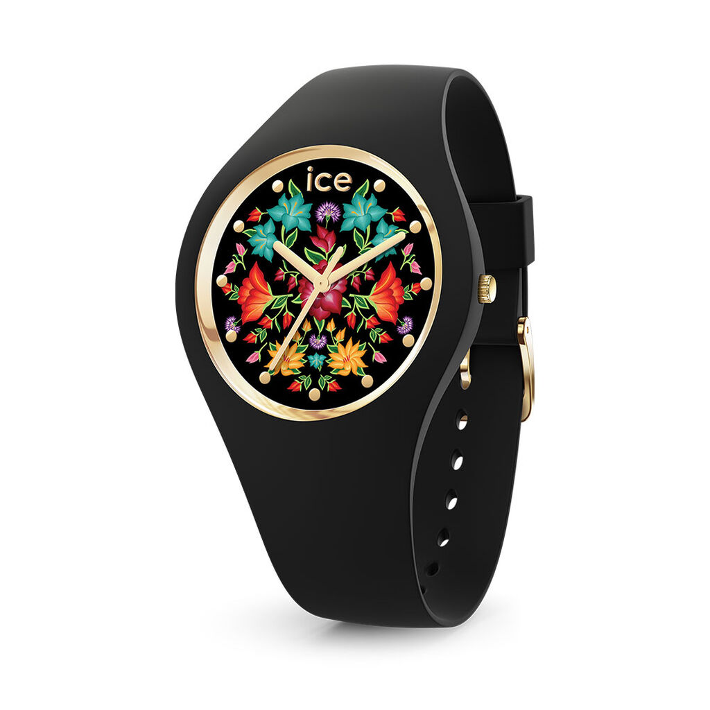 Montre Ice Watch Flower Noir