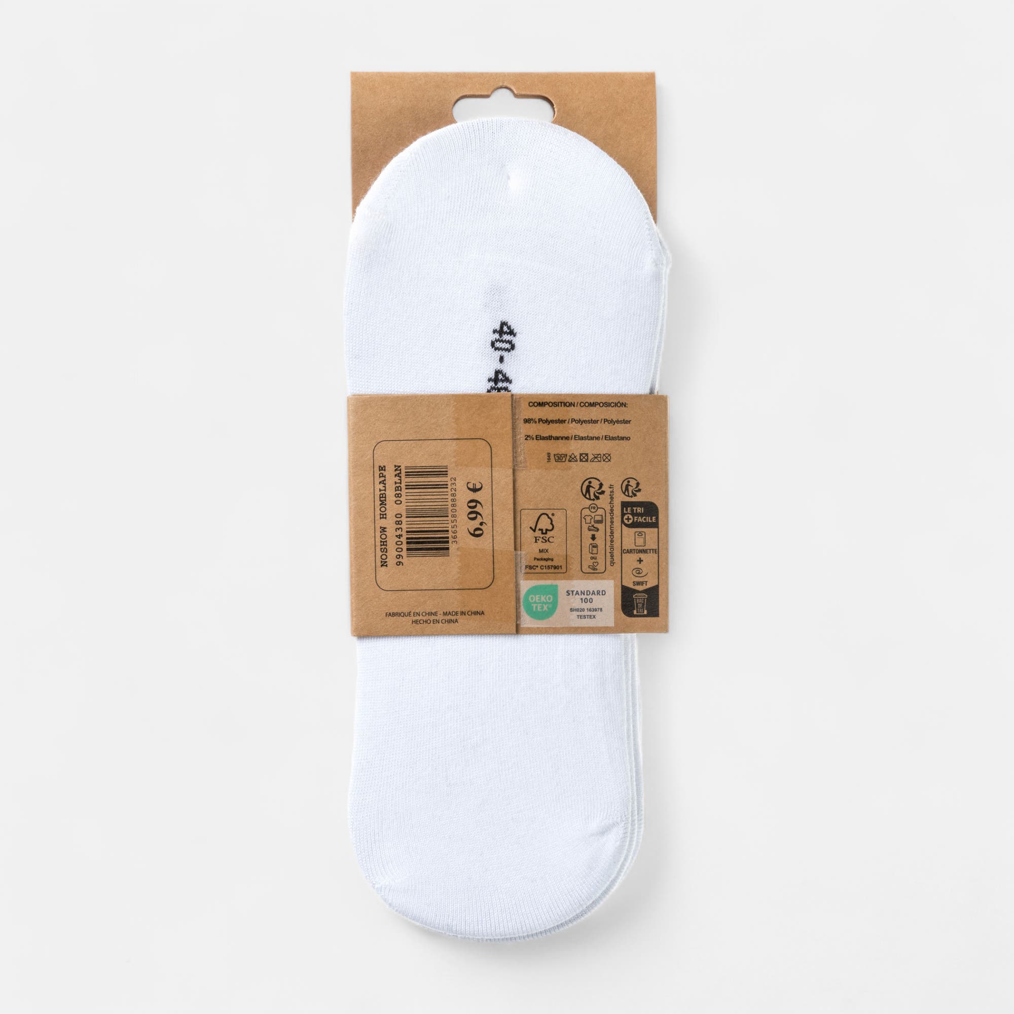 Chaussettes Homme blanc