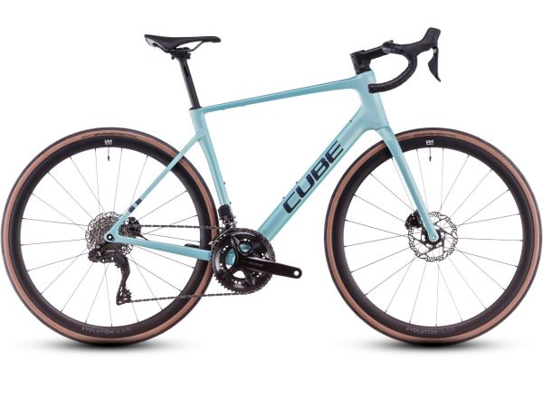 Cube Attain C:62 SLX Lagoon - Racercykel - 2025
