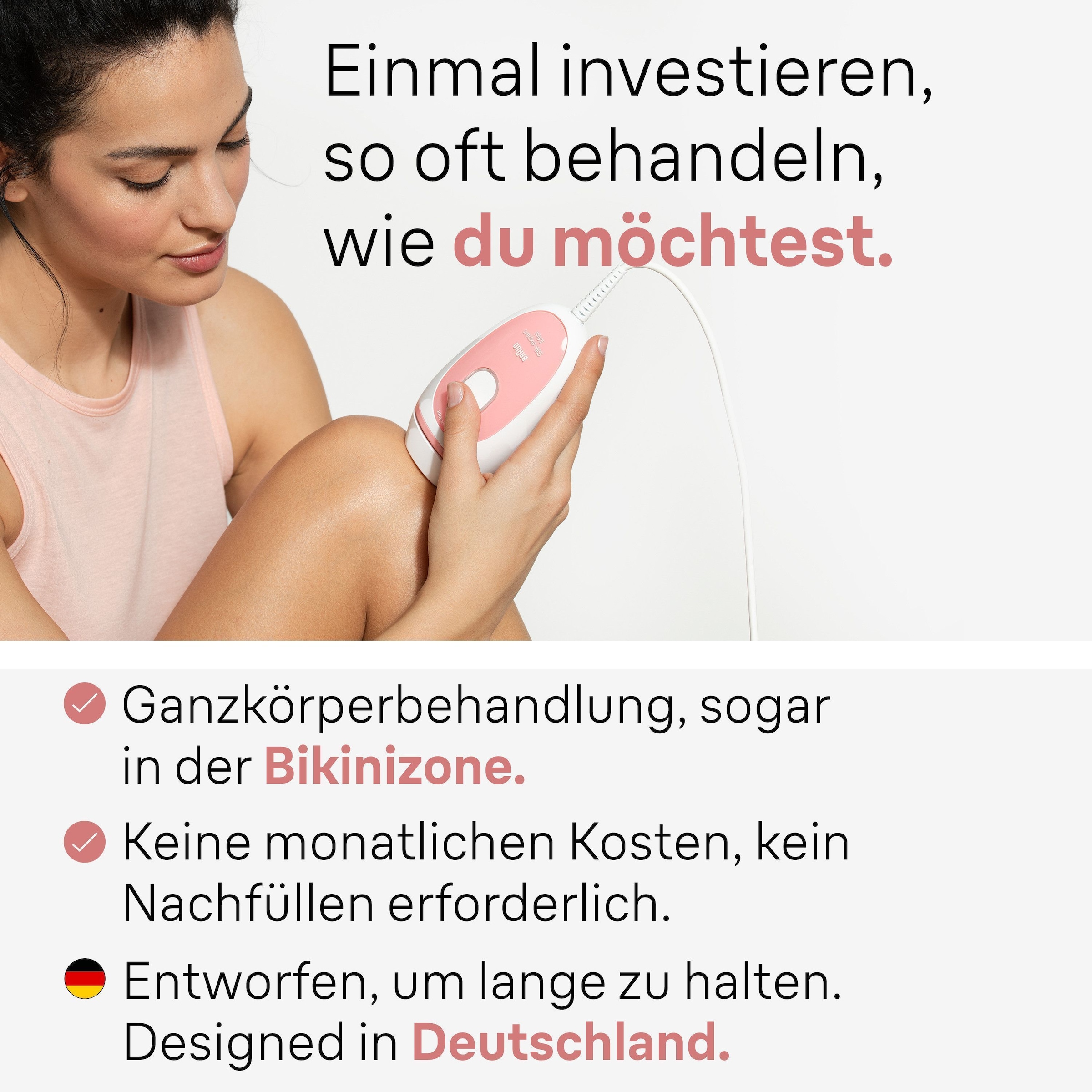 Braun IPL-Haarentferner »Silk-expert PL1000« Mini-Haarentfernungsgerät, kompakte Grösse für unterwegs