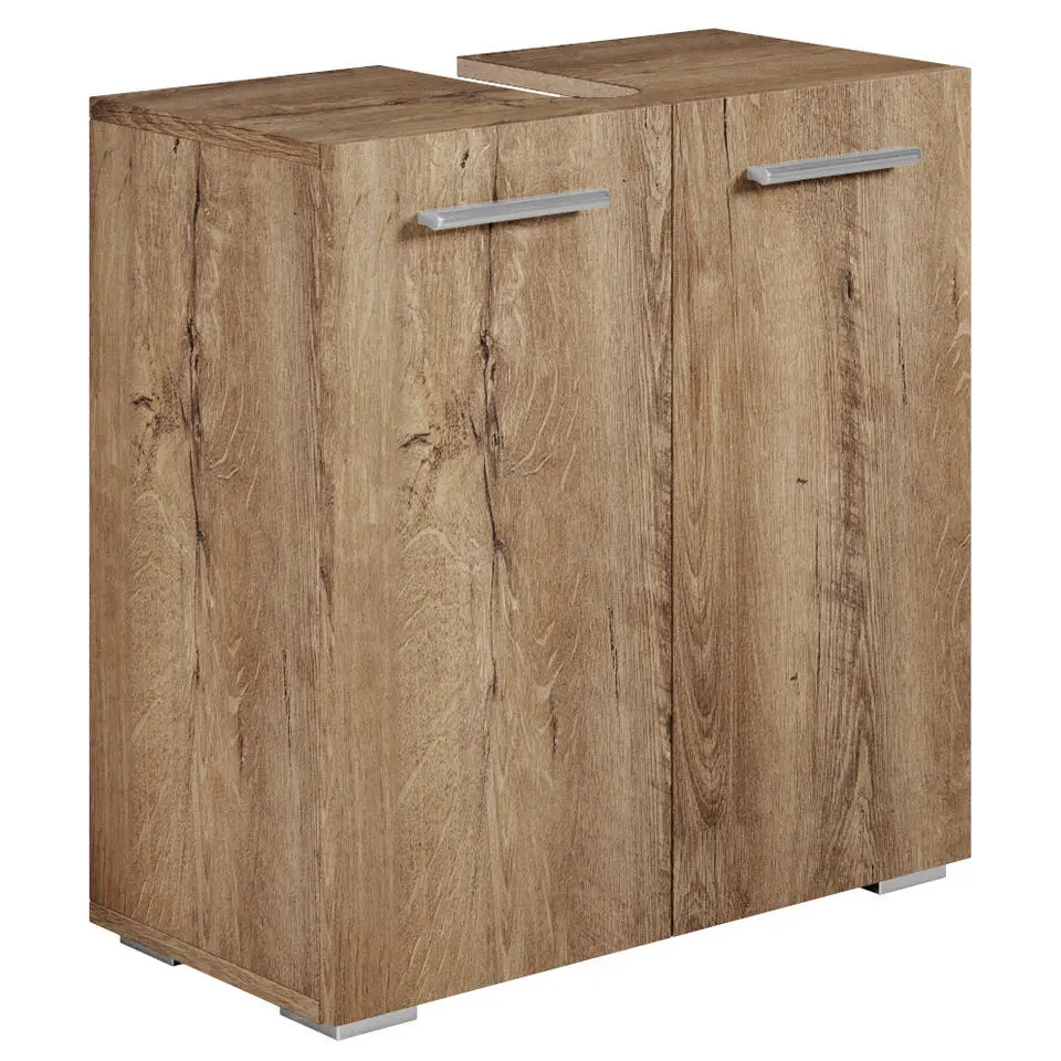Badplaats Wastafel Onderkast Jupiter 60 x 30 x 60 cm - Bruin Eiken -