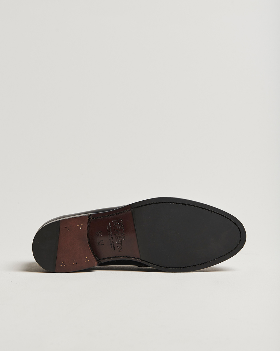 Oscar Jacobson Penny Loafers Black