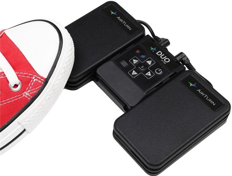 AirTurn - DUO 500 - Bluetooth Pedal Controller - Zwart - Geschikt voor Apps