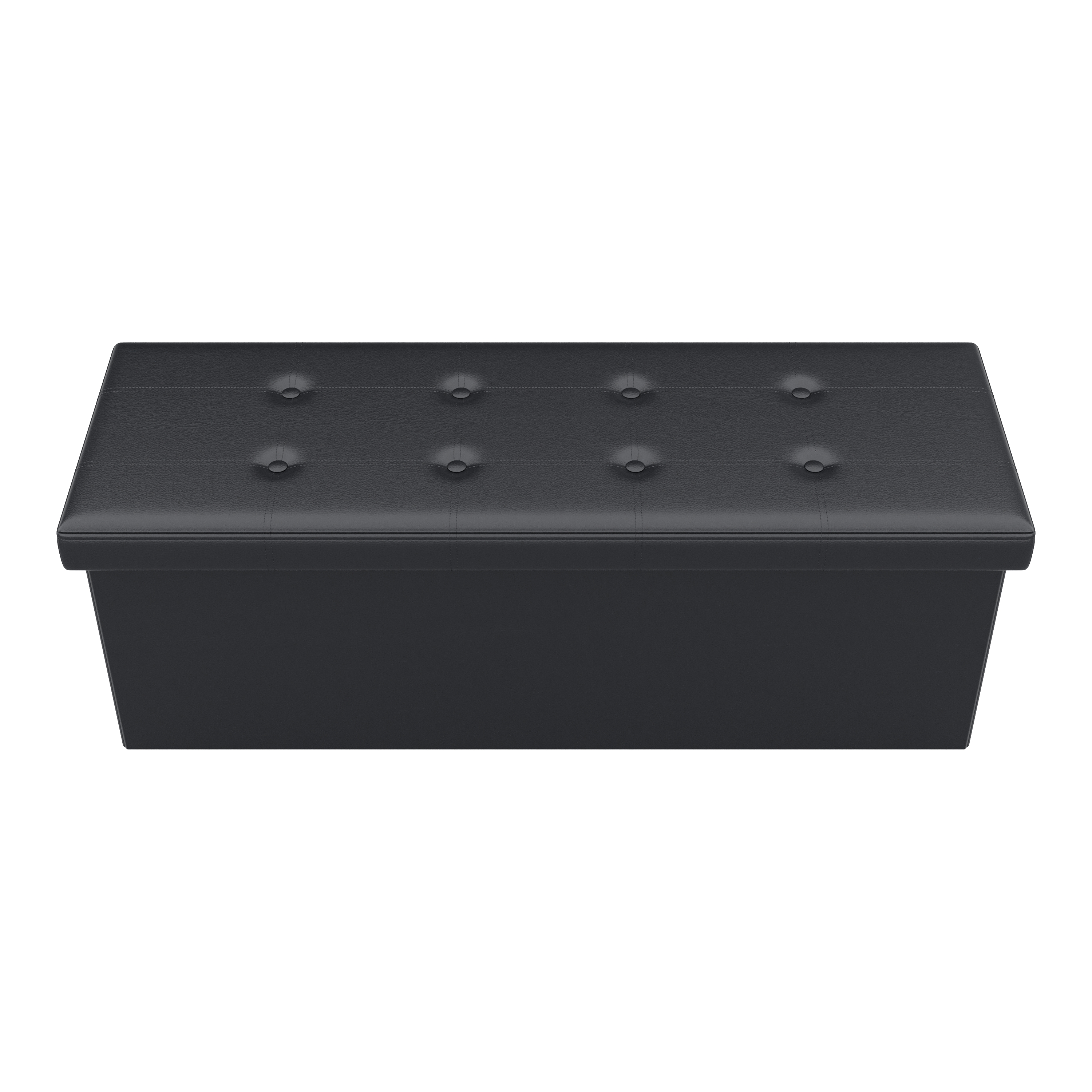 Sitzbank Leder QUINN 110 cm schwarz