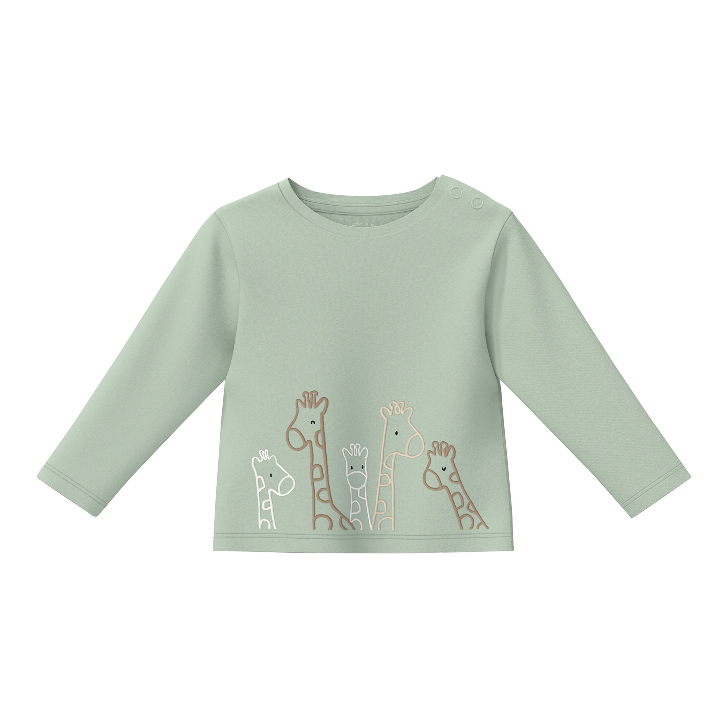 s.Oliver Shirt langarm Giraffen salbei
