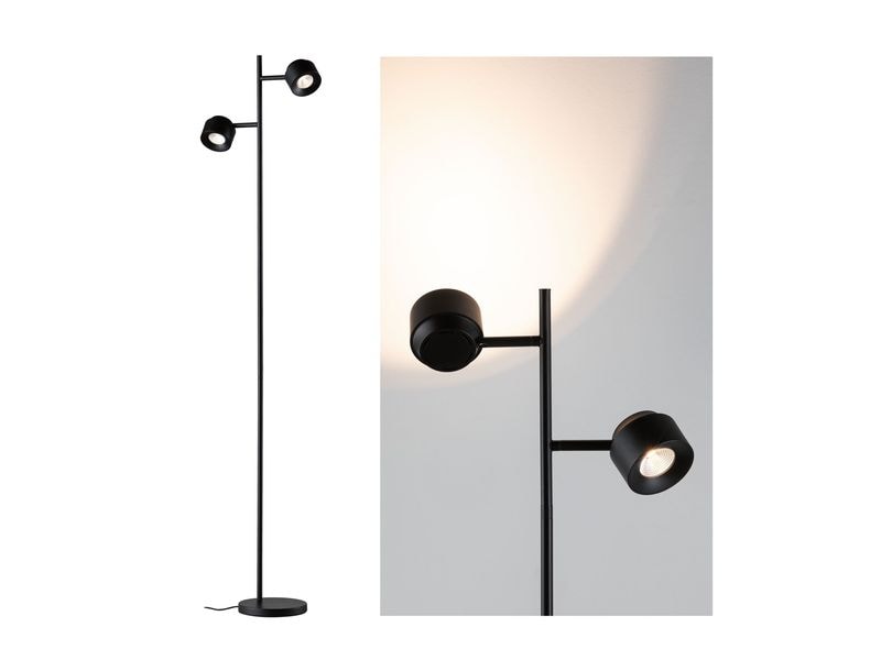 Paulmann Stehleuchte LED Puric Pane 3-Step-Dim Dimmbare LED Bodenleuchte