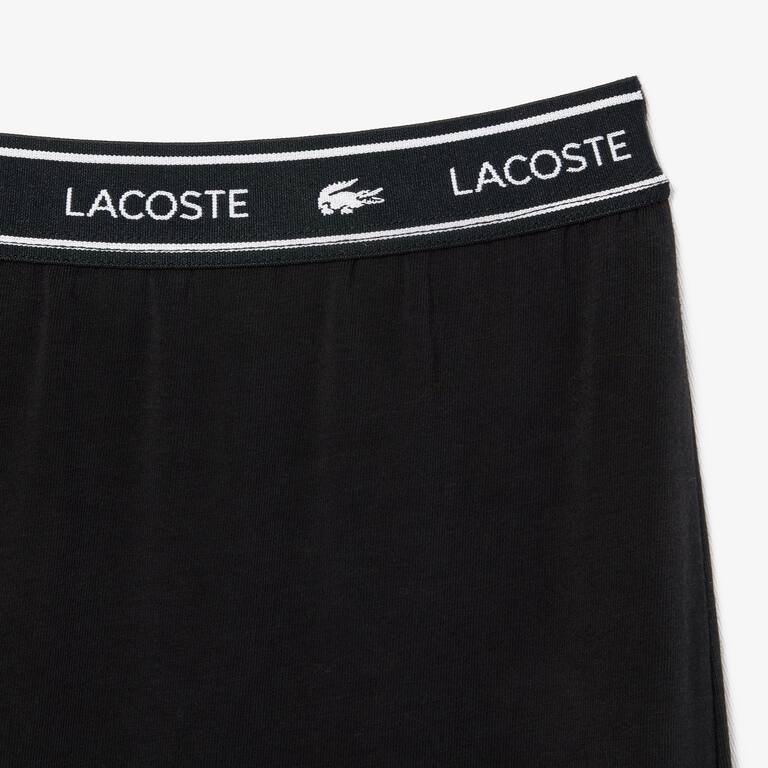 Pantalon d'intérieur en jersey de coton Vêtements d’intérieur & de nuit - Noir - Lacoste - Femme