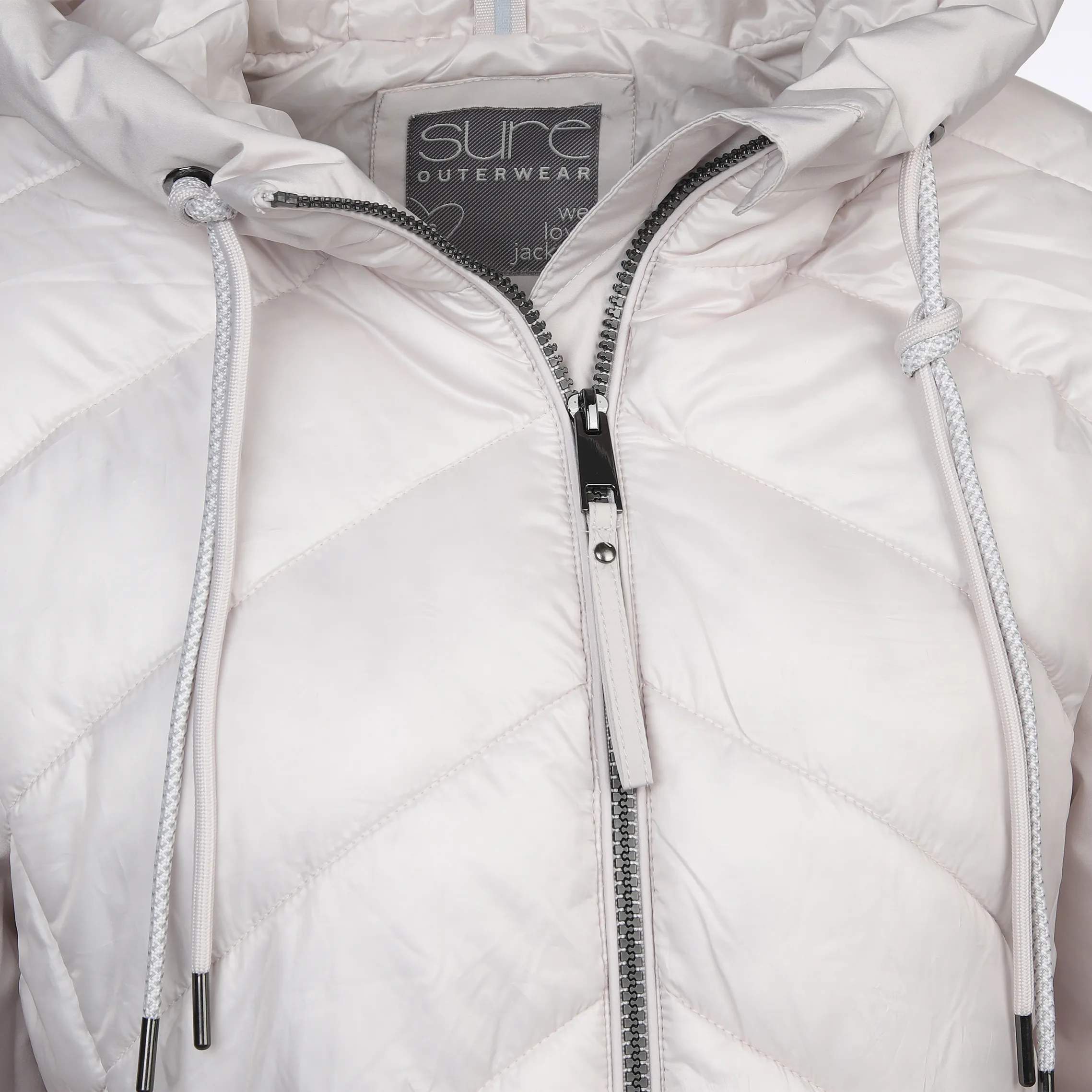 Damen Steppjacke mit Kapuze