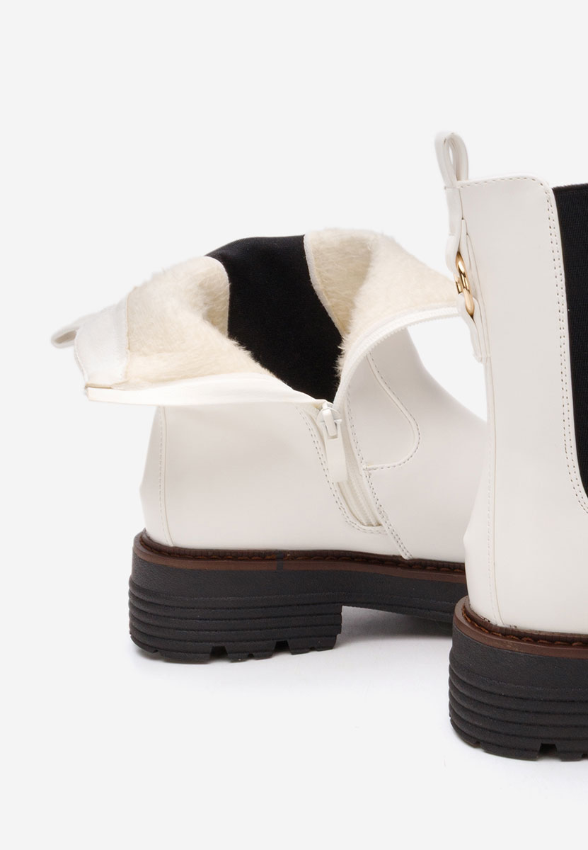 Bottines femme blanches Cloraya