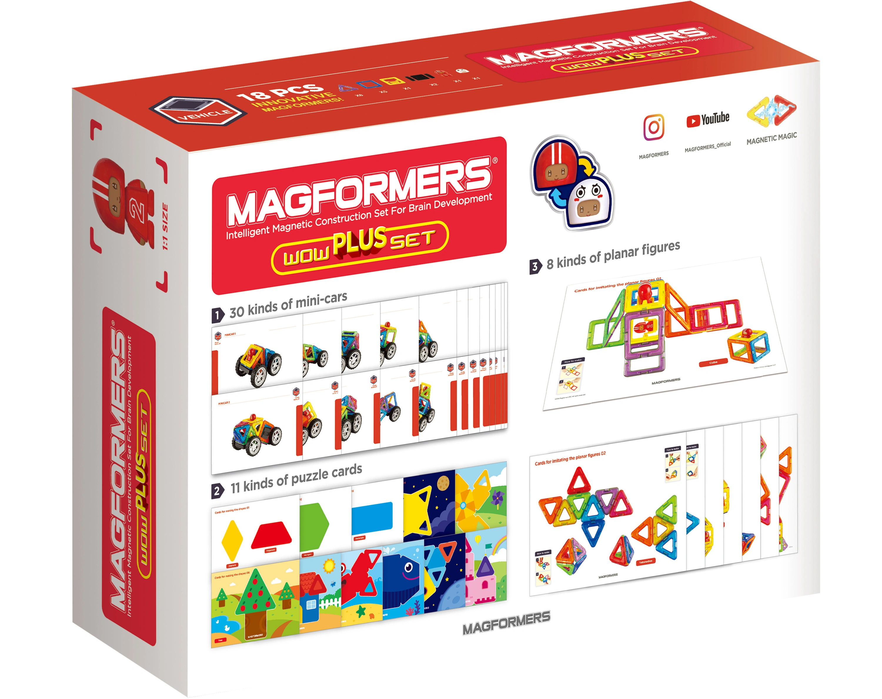 Magnet-Bausatz WOW PLUS SET
