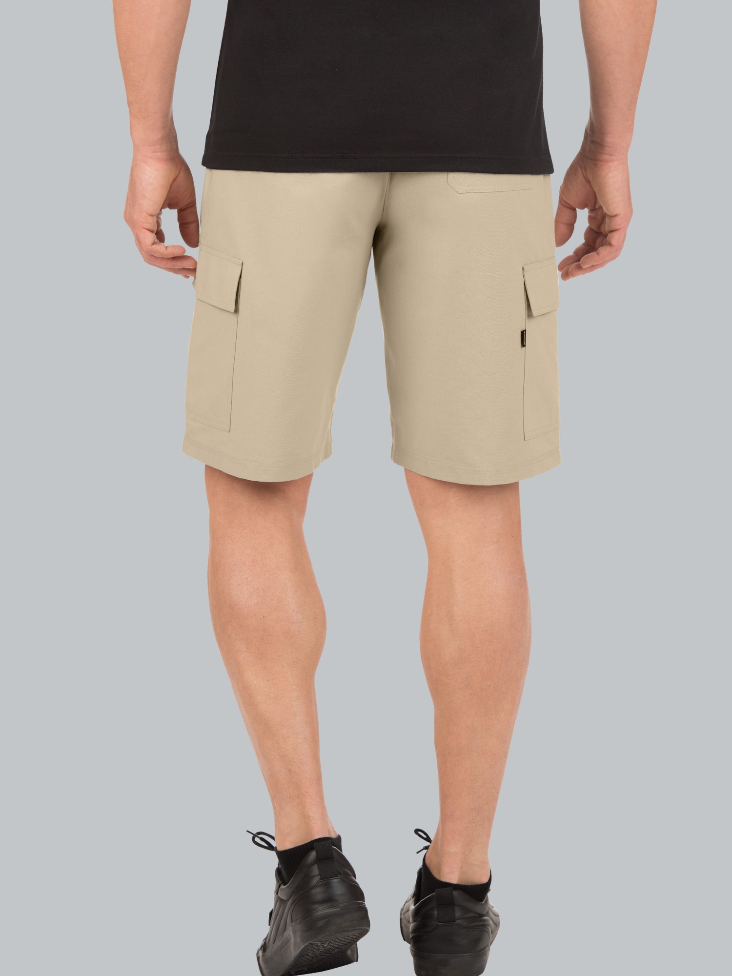 Cargo-Bermuda aus 100% Baumwolle Sand