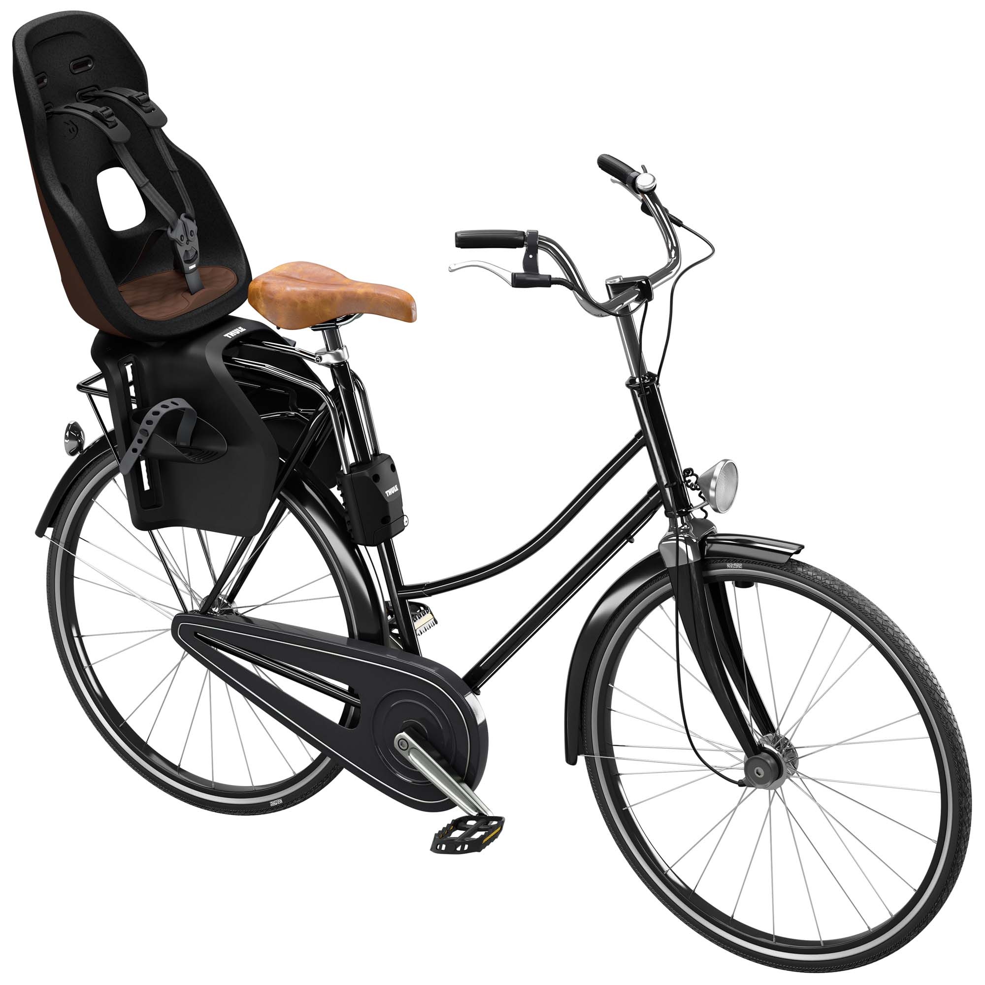 Thule Yeppe Nexxt 2 Maxi frame mount Brown - fietsstoeltjes - Prénatal