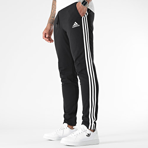 Pantalon Jogging A Bandes GK8995 Noir