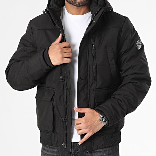 Blouson Capuche Trade 02V656 Noir