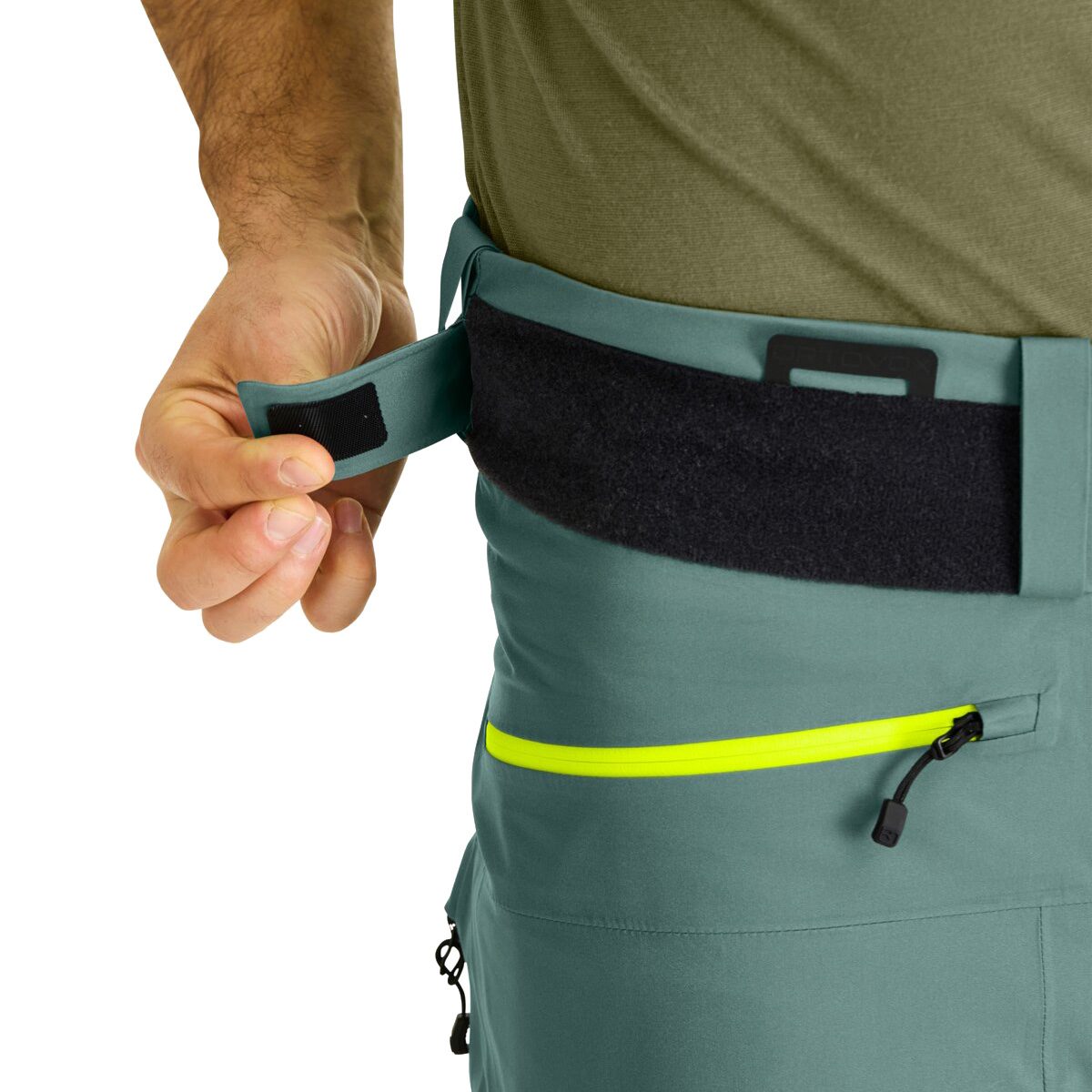 ORTOVOX 3L Deep Shell Freeride-Hose Herren arctic grey