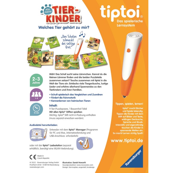 tiptoi® Spiel - Alle meine Tierkinder