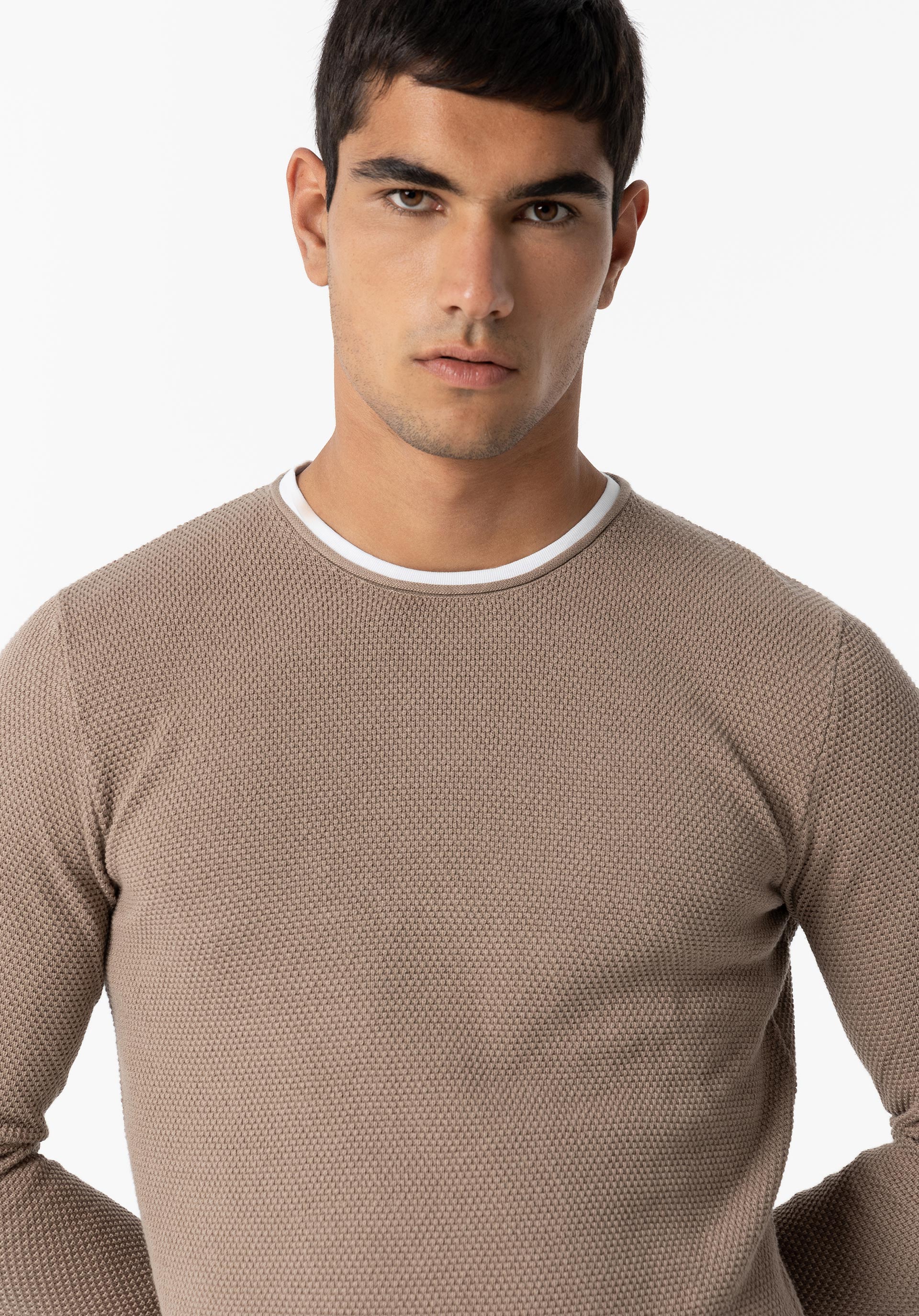 Camisola Combinada Textura