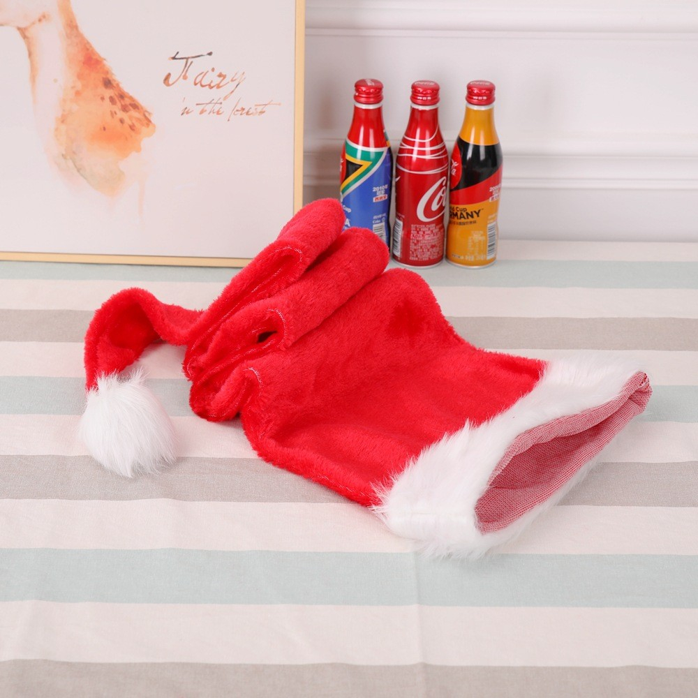 (150cm) XXL Christmas Santa Claus Nikolausmütze Weihnachtsmütze Zipfelmütze  - Rot / Weiss