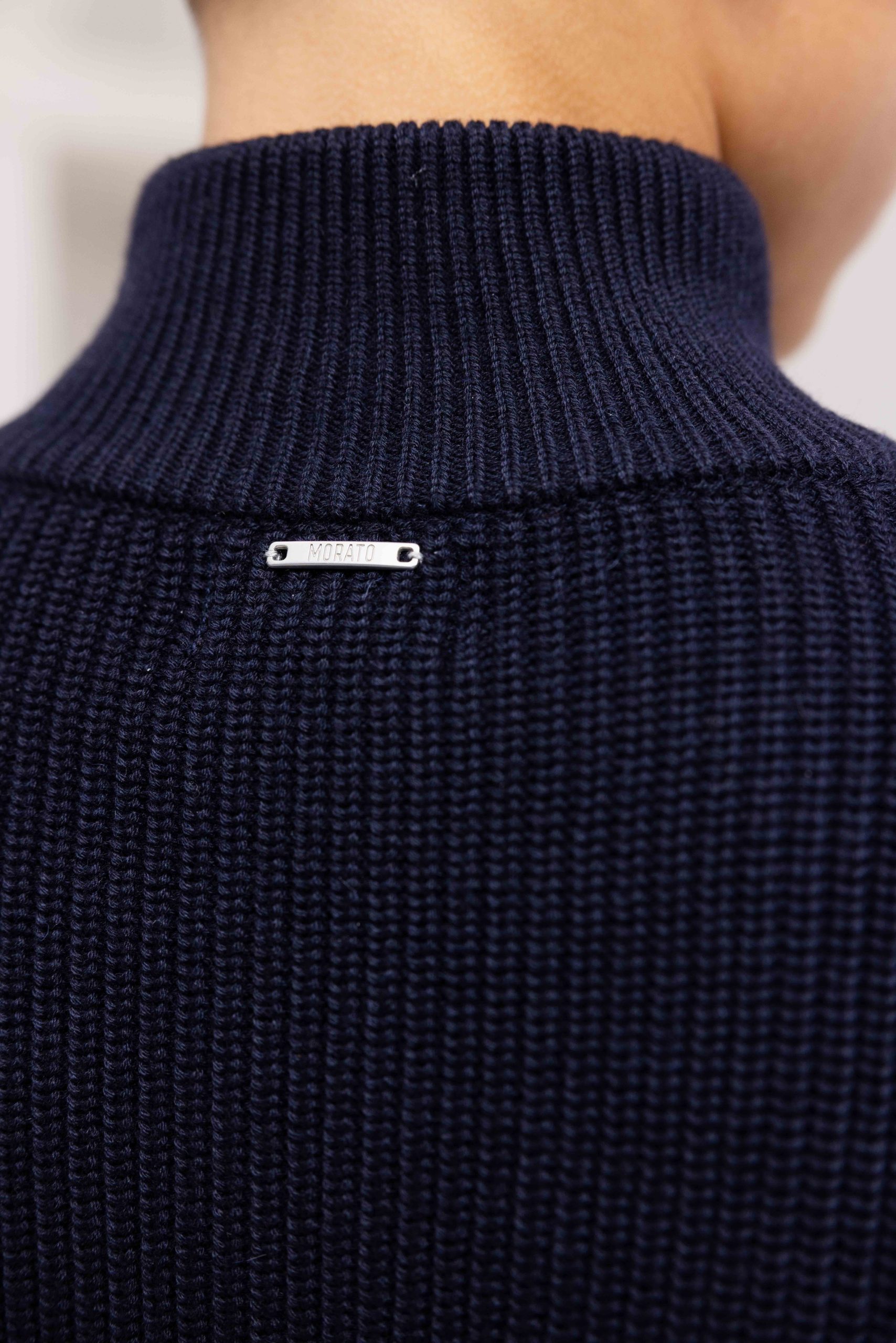 Antony Morato Lisbon Half Zip Sweater Kids Donkerblauw