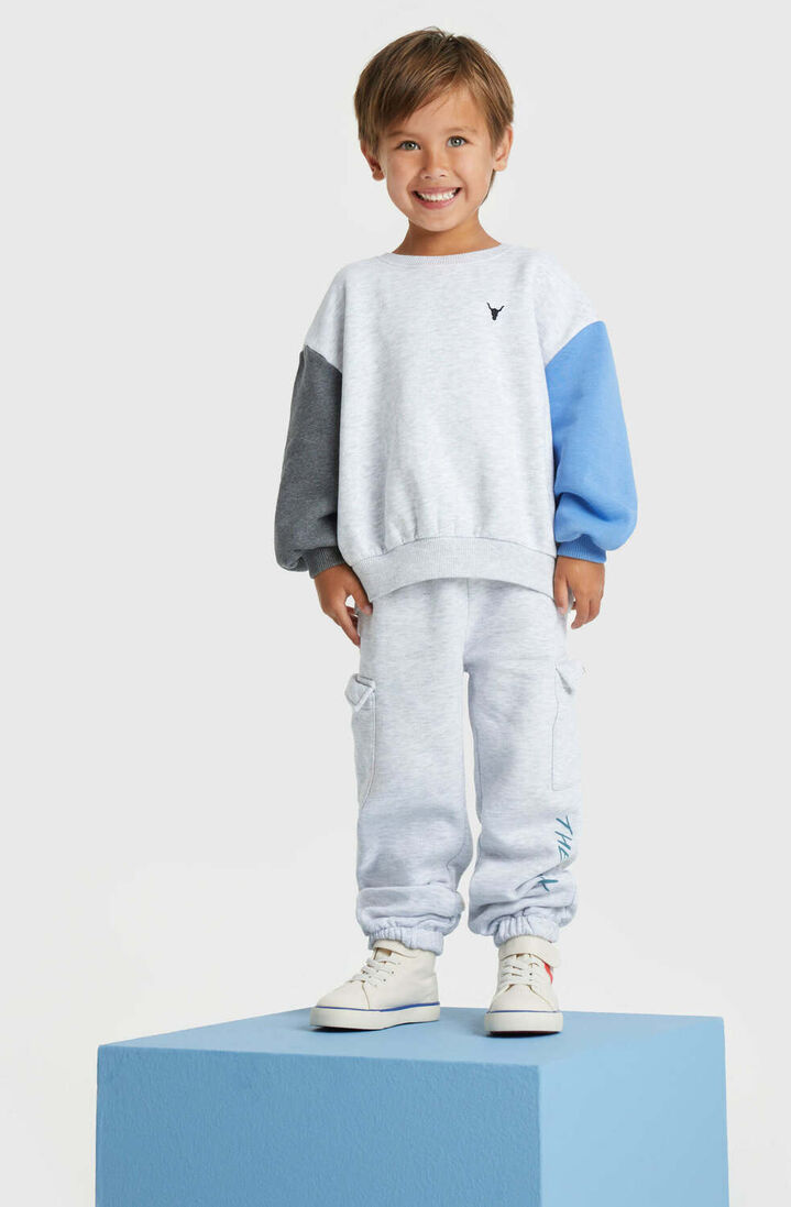 ALIX MINI grijze alix mini joggingbroek knitted cargo sweat pants