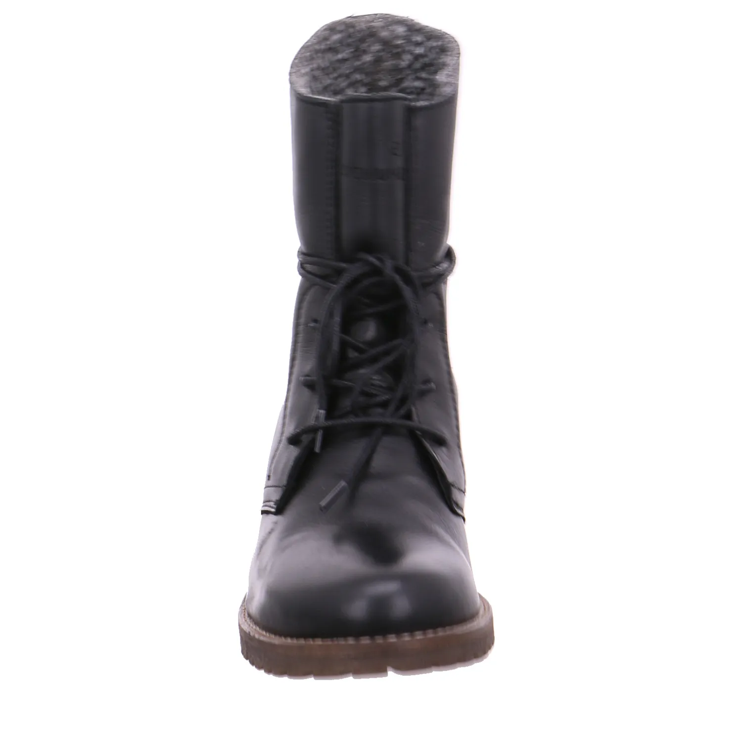 SCHUHENGEL Boot Schwarz Leder