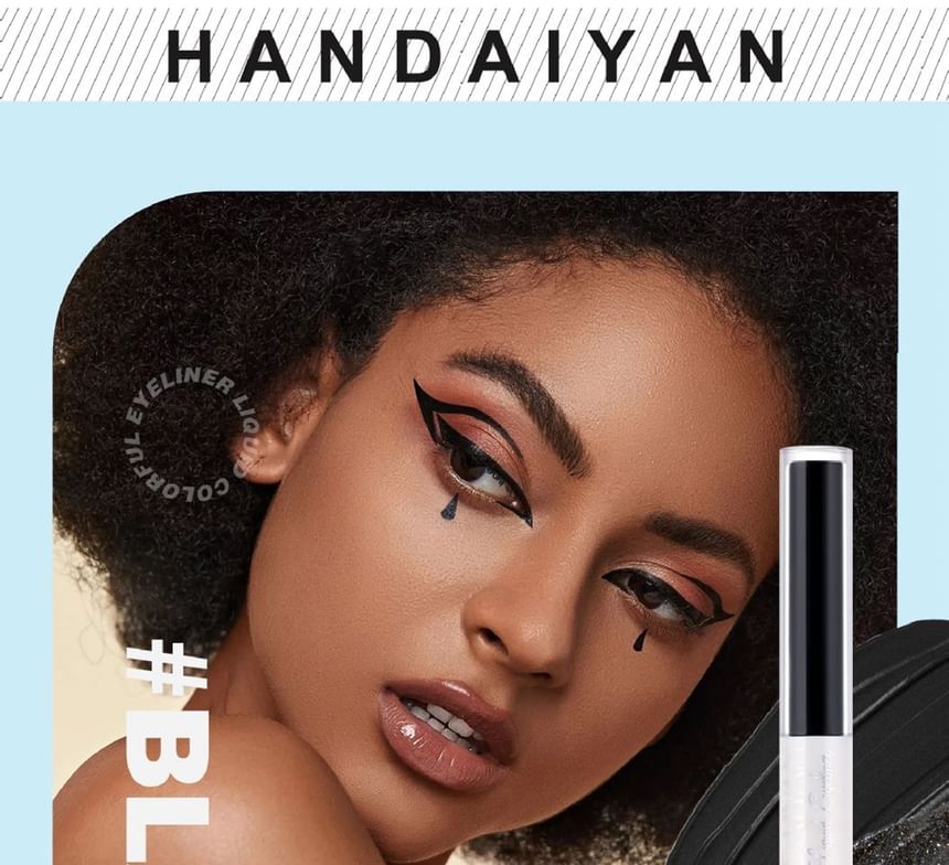 HANDAIYAN - Dubbel effect eyeliner met twee uiteinden - 12 kleuren