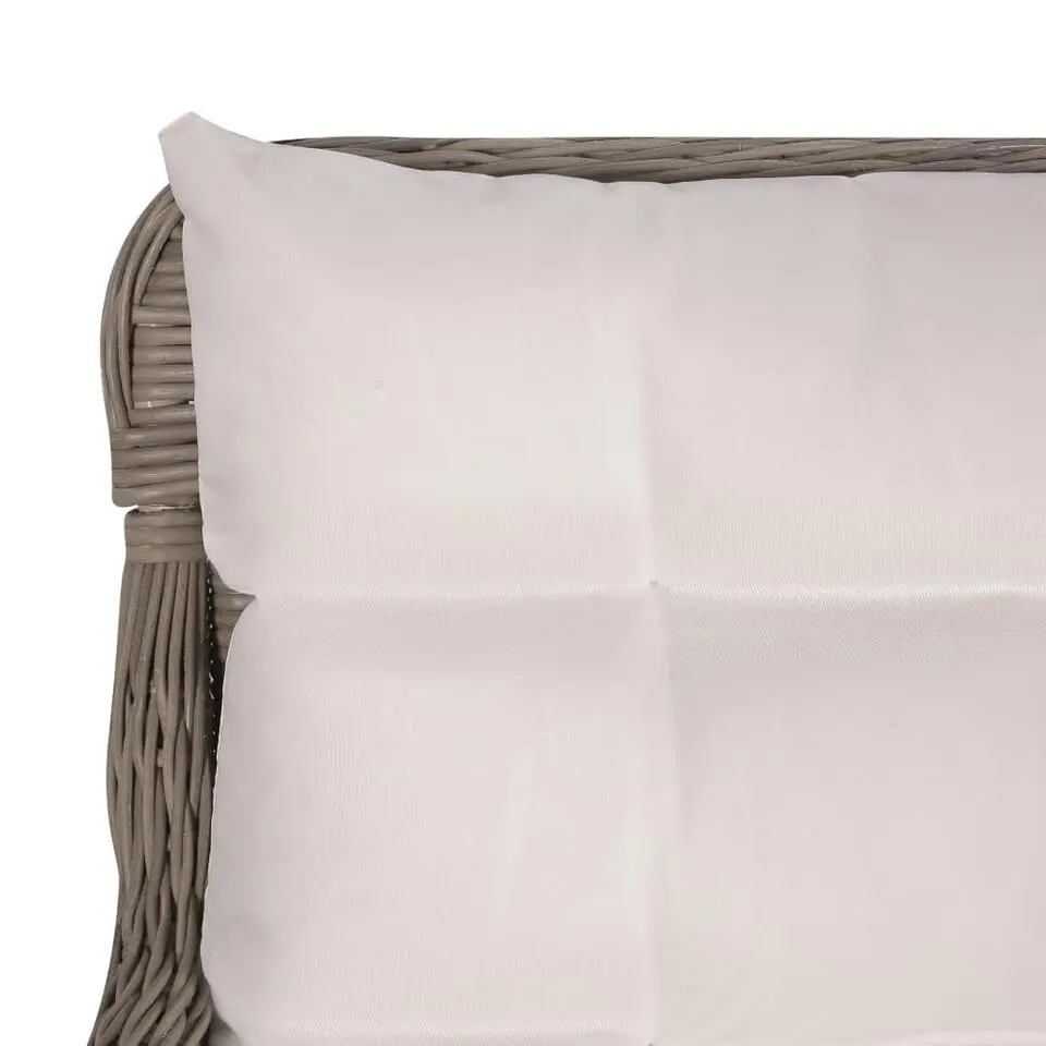 vidaXL - Tuinstoel - Bruin - Poly rattan - 2 stuks