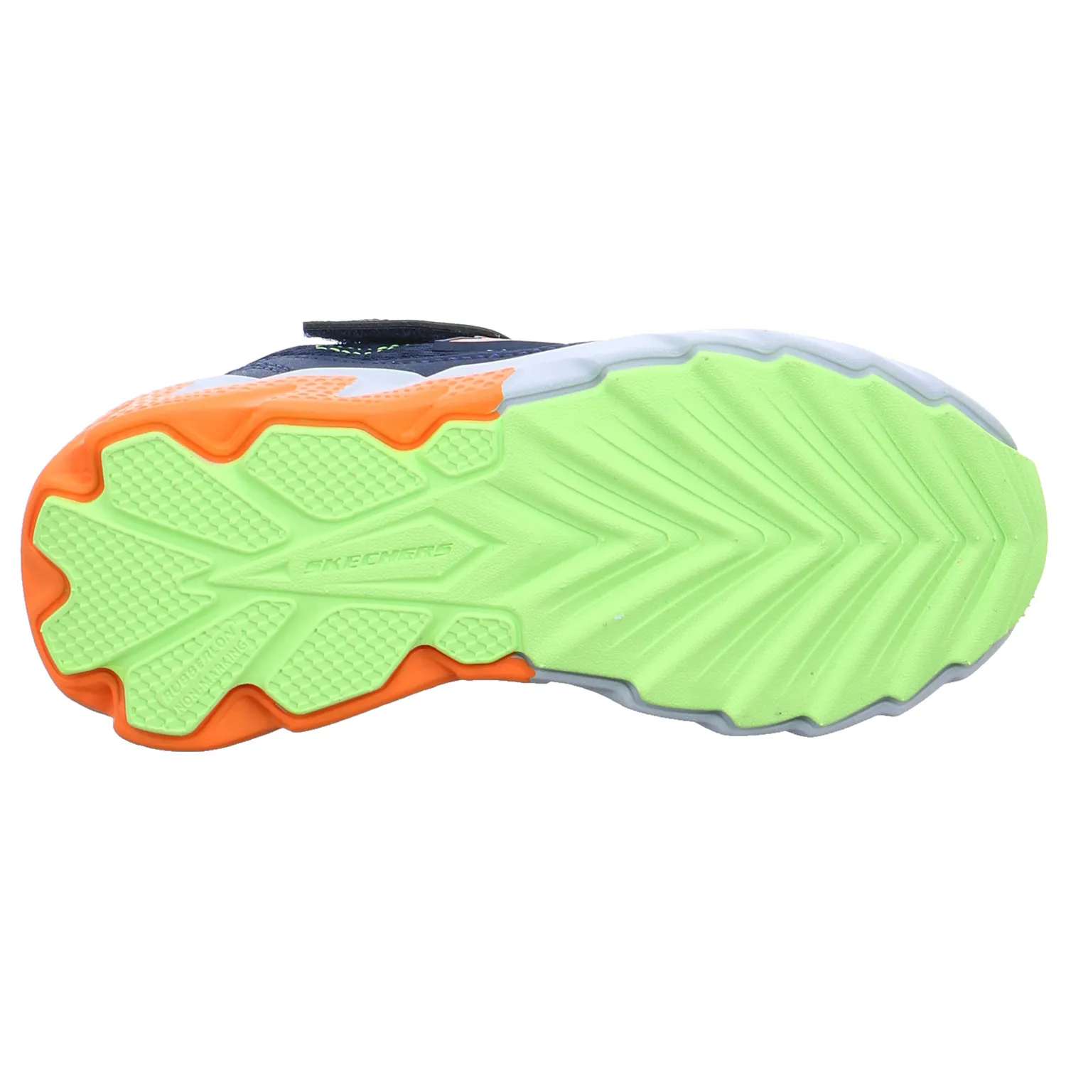 SKECHERS Kleinkinder-Halbschuh Klett Dunkelblau Textil  Sneaker