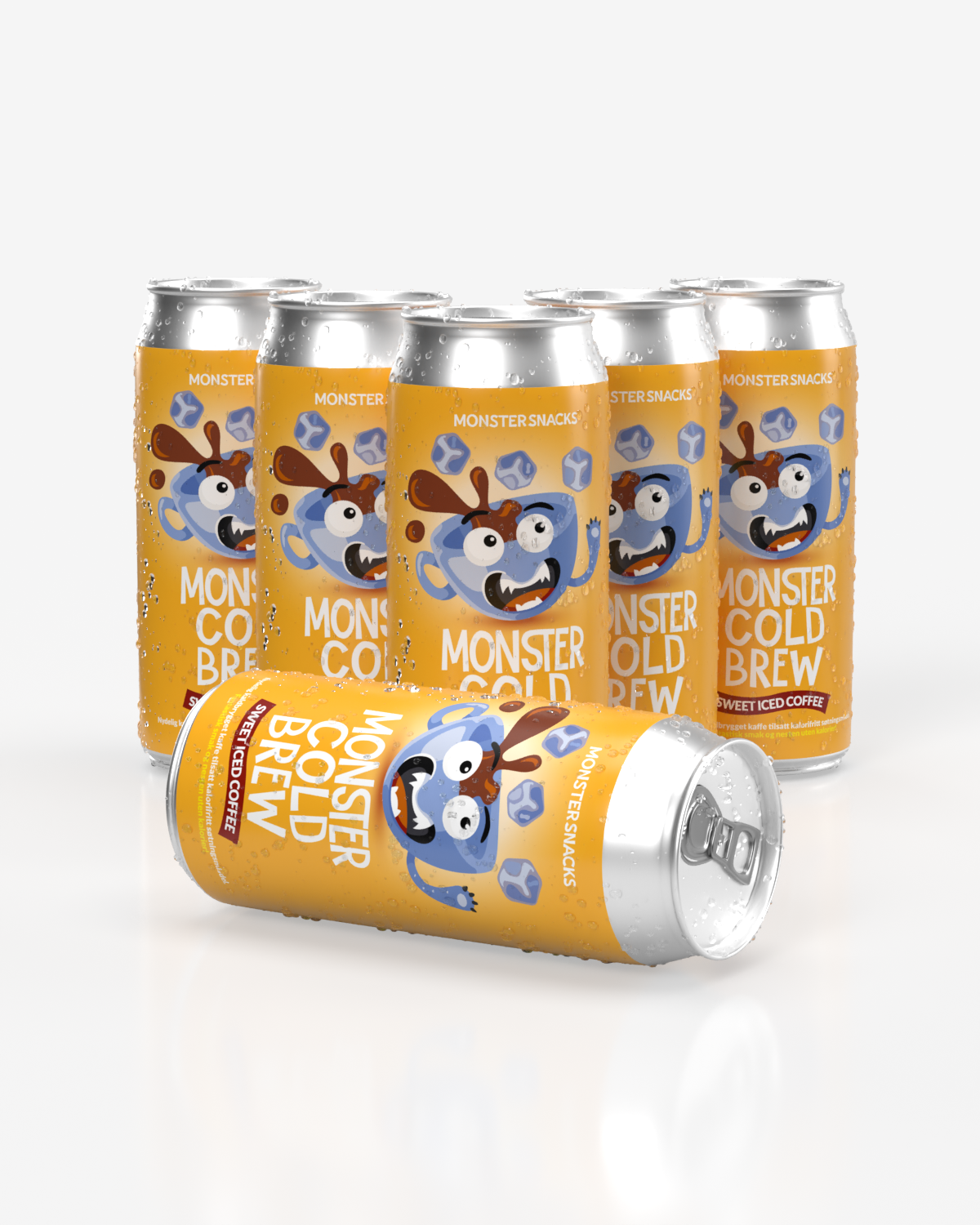 Monster Cold Brew 6x330ml - SEKSPAKNING!