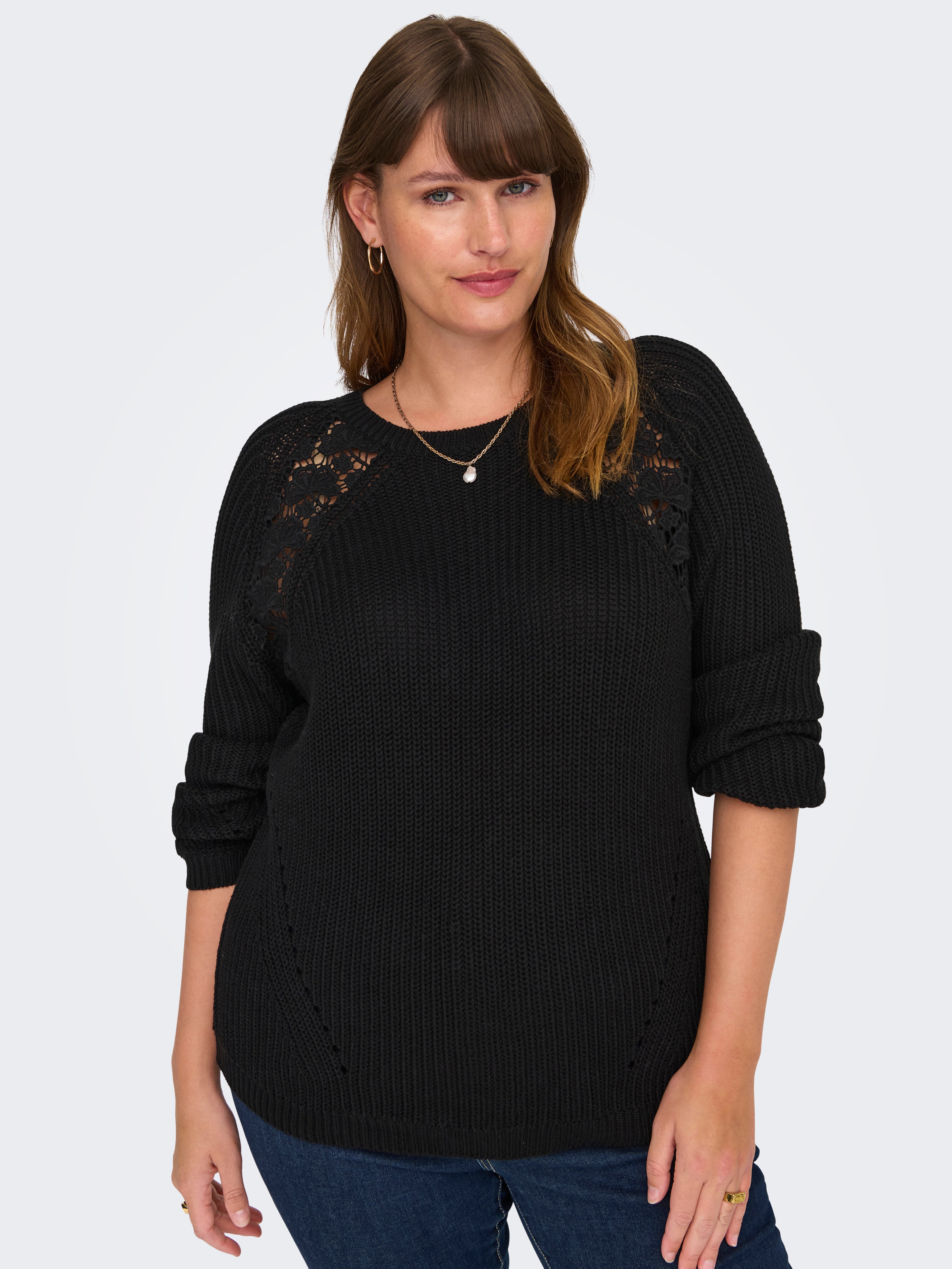 CARMAGA Strickpullover Black