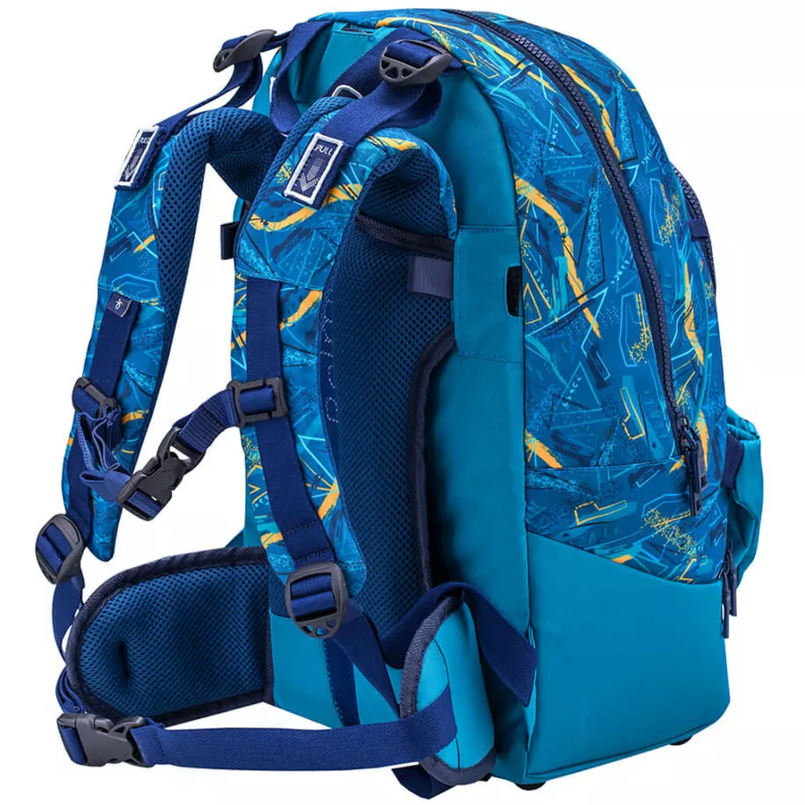 Belmil Schulrucksack 2-IN-1 Schulrucksack & Gürteltasche Baltic