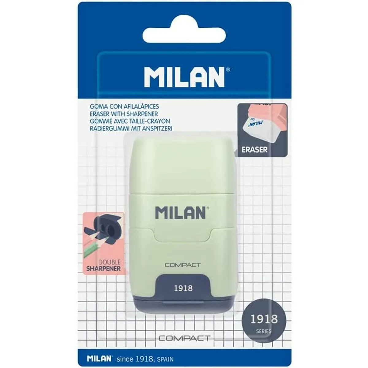 MILAN Gomme et Taille-Crayon