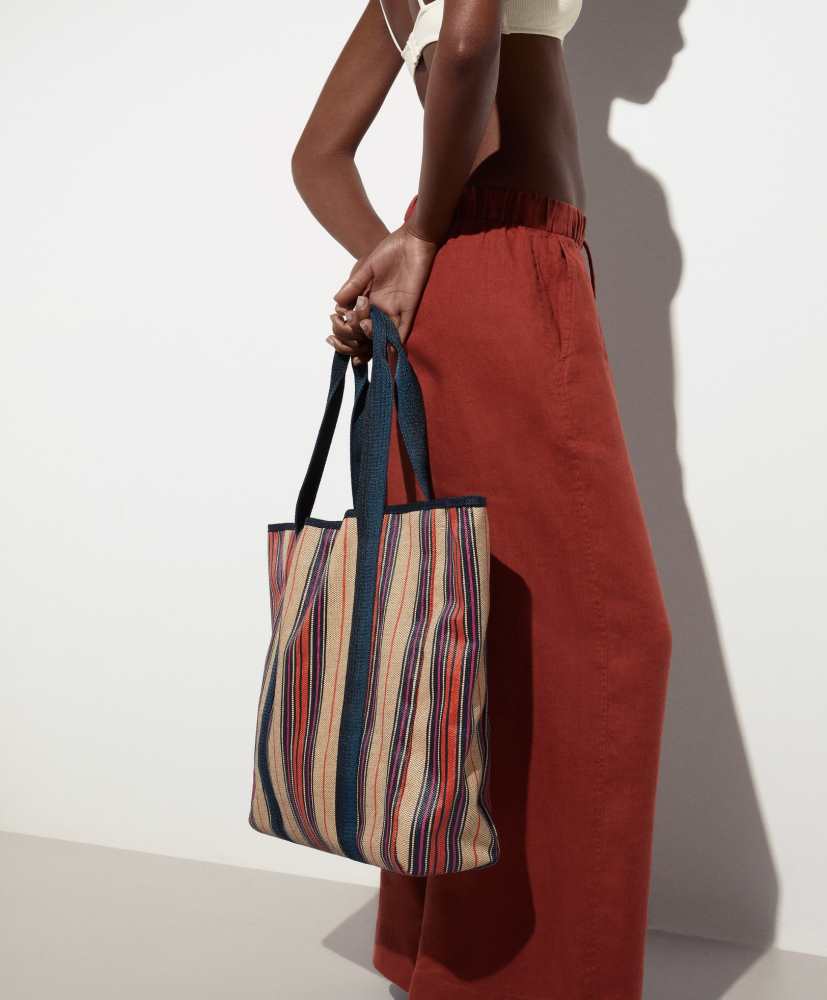 Maxi shopper listrado