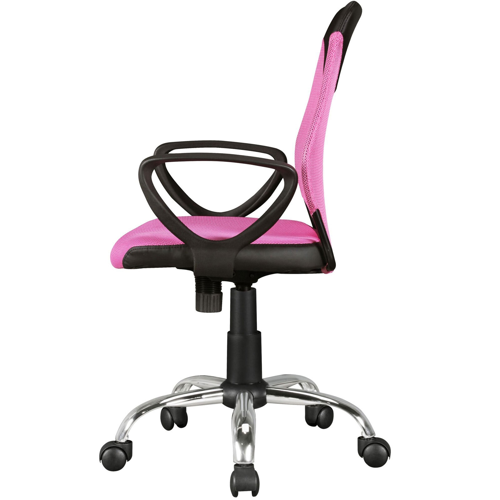 Drehstuhl pink/ schwarz