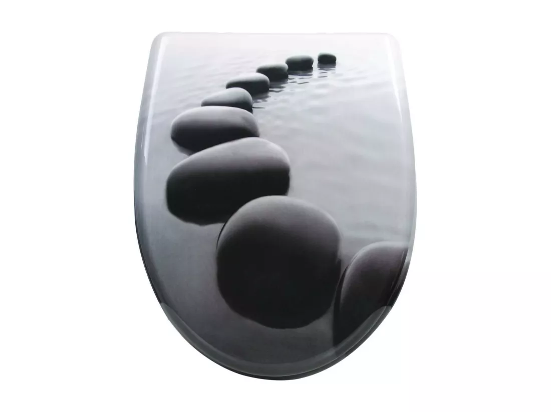 Abattant WC A Duroplast noire 45.5 x 37.1 x 45.5 cm 19_0000737