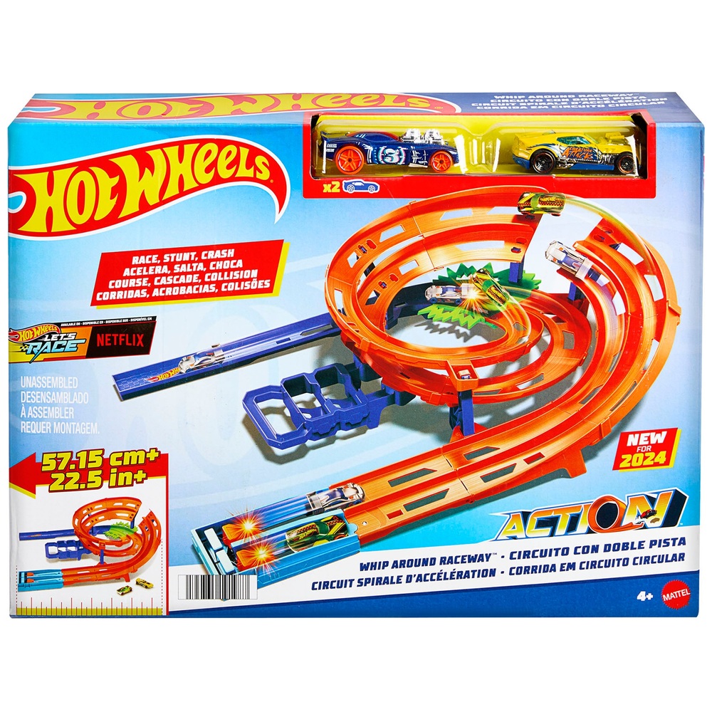 Hot Wheels Whip Around Rennbahn-Spielset