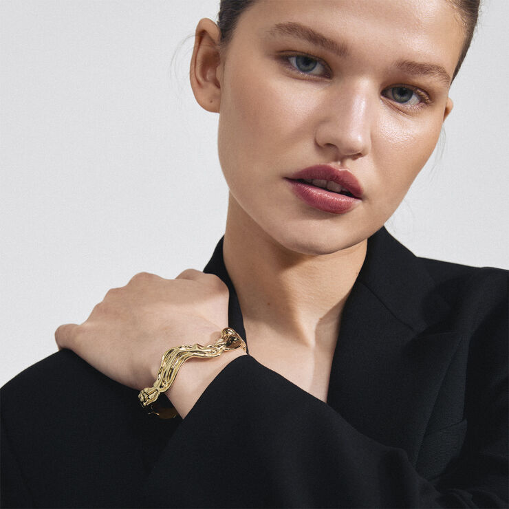 Pilgrim FEEL recycled bracelet gold-plated Guld