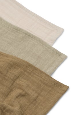 LIEWOOD Lewis Musselinteppe 3-Pack, Sandy