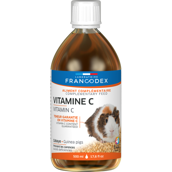 Aliment complémentaire Vitamine C pro pour cobaye : 500ml