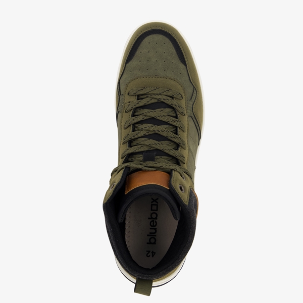 Blue Box hoge heren sneakers groen